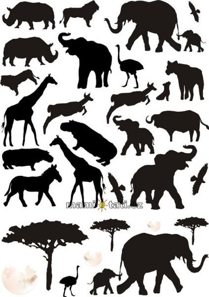 Nástěnná dekorace Afrika - obrázek 1
