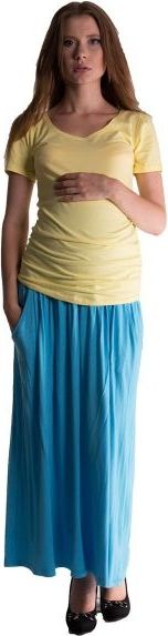 Maxi dlouhá sukně MAXINA  - tyrkysová - obrázek 1