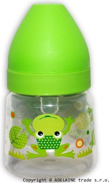 Lahvička Akuku 250ml - zelená s žabičkou - obrázek 1