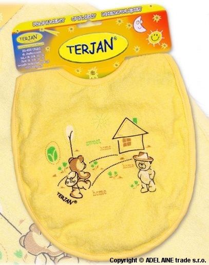 Bryndáček TERJAN - velký - žlutý/krémový - obrázek 1