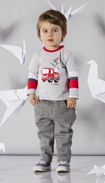 Tepláčky/kalhoty NICOL HASIČ, MÝVAL - 80 / 80 (9-12m) - obrázek 2