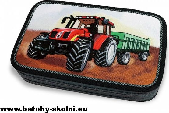 Školní pouzdro - penál 2 patra Emipo Traktor > varianta 4. - obrázek 1