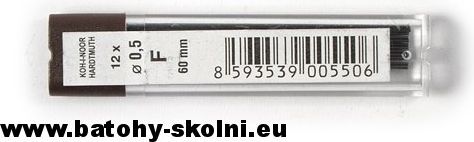 Tuhy do mikrotužky Koh-i-noor 4152 tvrdost F průměr 0.5 mm grafitové - obrázek 1