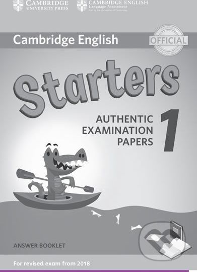 Cambridge English Starters 1 for Revised Exam from 2018 Answer Booklet - - obrázek 1