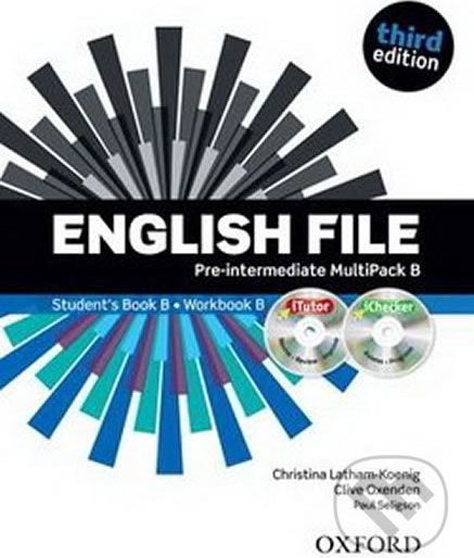 English File - Pre-intermediate Multipack B (without CD-ROM) - Clive Oxenden, Christina Latham-Koenig - obrázek 1