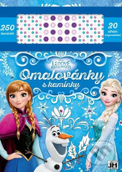 Ledové království - Omalovánky s kamínky - - obrázek 1