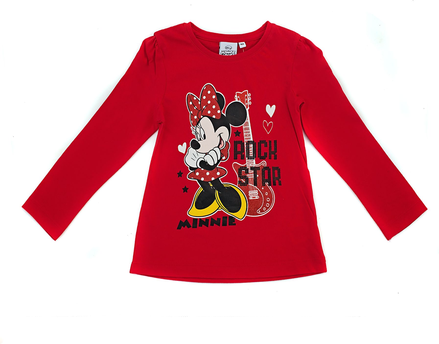 Disney Tričko Minnie mouse červené Velikost: 104 - obrázek 1