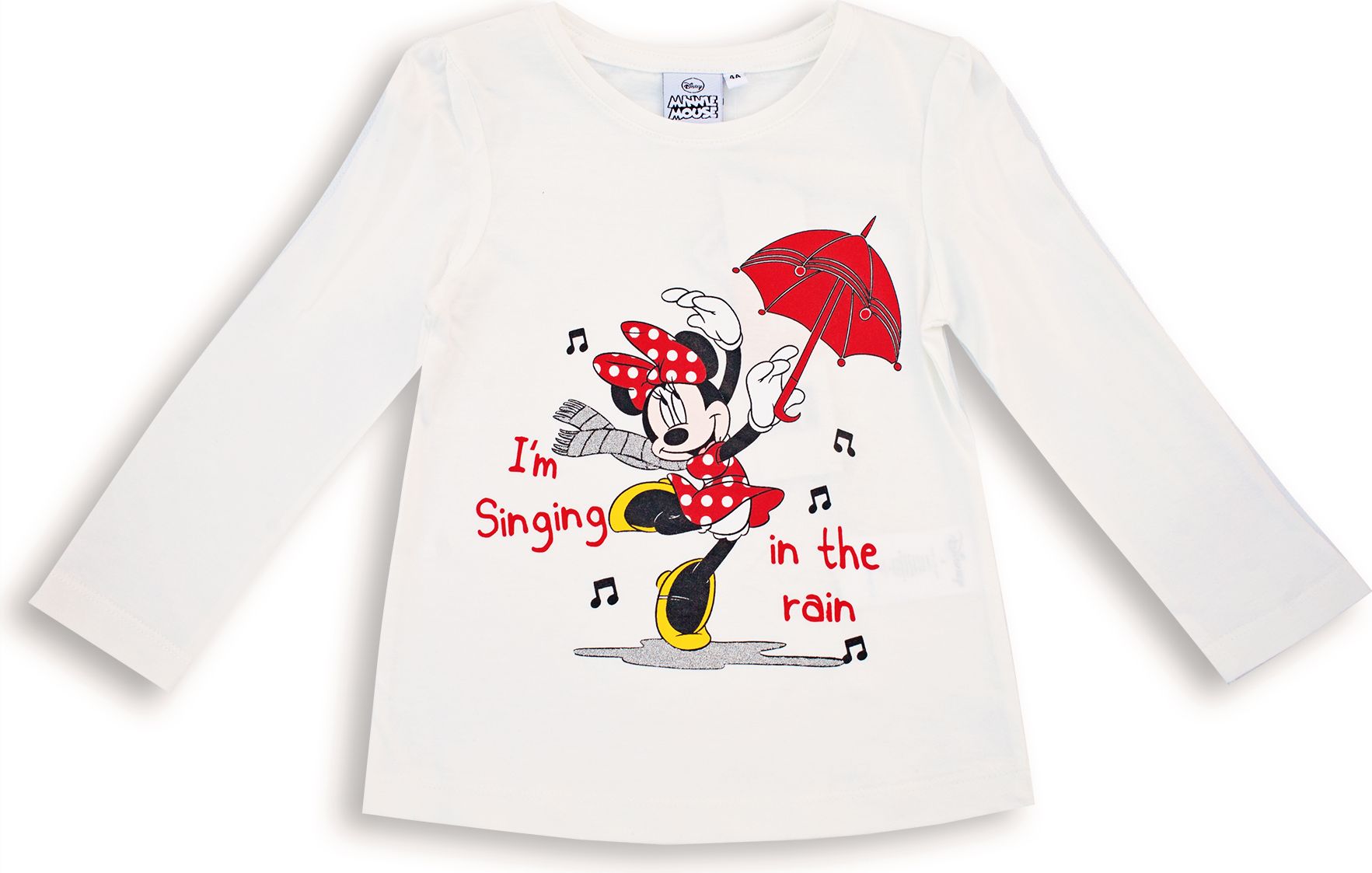 Disney Tričko Minnie mouse bílé Velikost: 98 - obrázek 1
