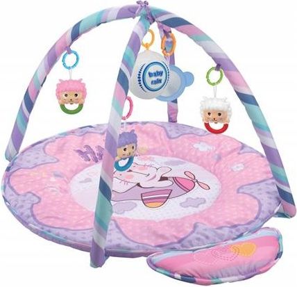 BABY MIX Vzdělávací hrací deka - Medvídek růžový - obrázek 1