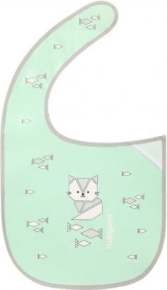 BabyOno Bryndák PU SILK EFFECT CAT - mátový - obrázek 1