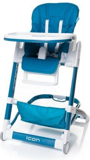 4Baby Jídelní židlička ICON barva BLUE - obrázek 1