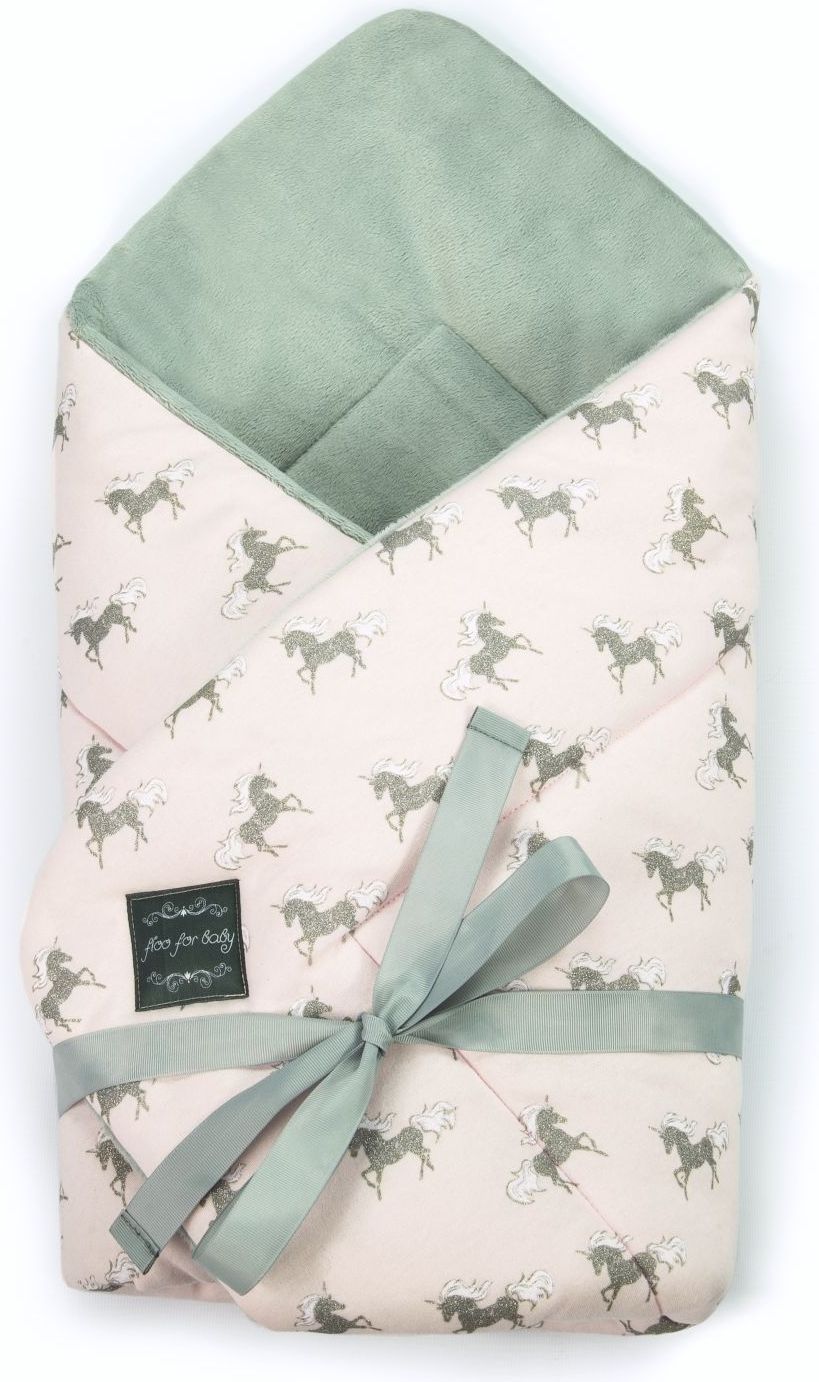 Floo for baby zavinovačka UNICORN grey - obrázek 2