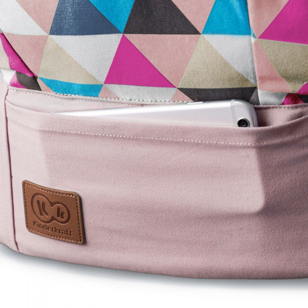 Nosítko pro dítě Kinderkraft Nino pink - obrázek 3