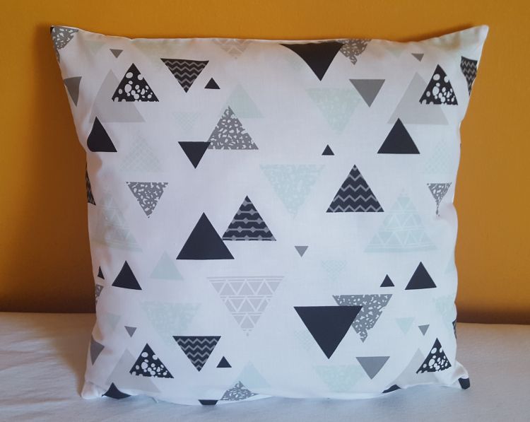 MeeMee Povlak na polštářek Geometrie mint - obrázek 4