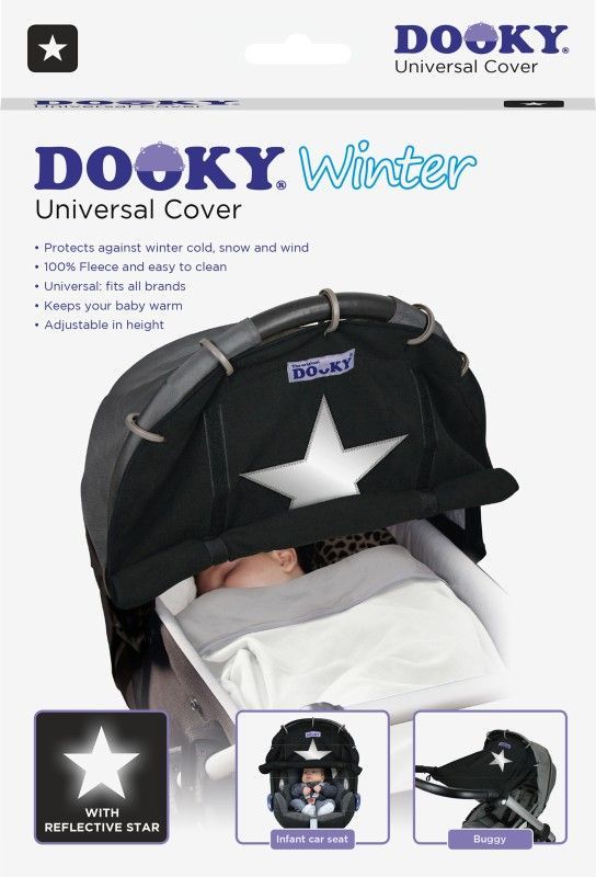 Dooky clona Winter STAR Black - obrázek 5
