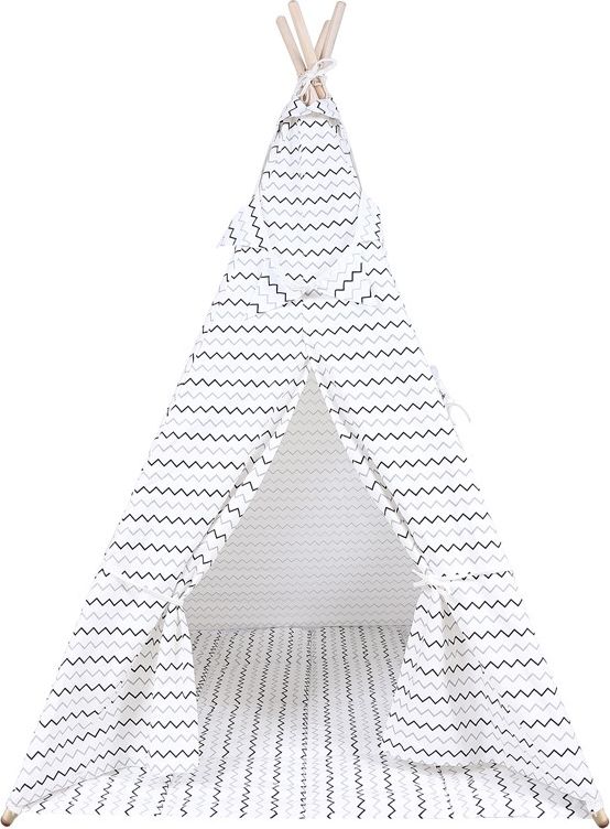 KINDSGUT Dětské teepee cik cak - obrázek 2