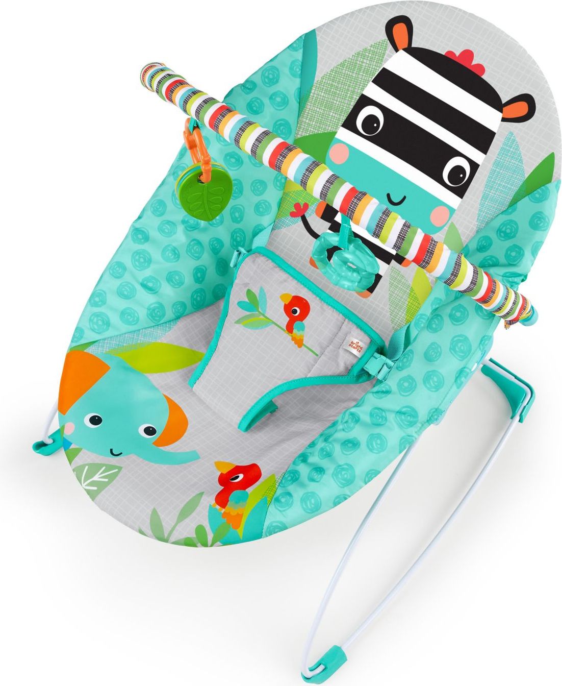 Bright Starts Lehátko vibrující Zig Zag Zebra 0m+, do 9 kg, 2018 - obrázek 1