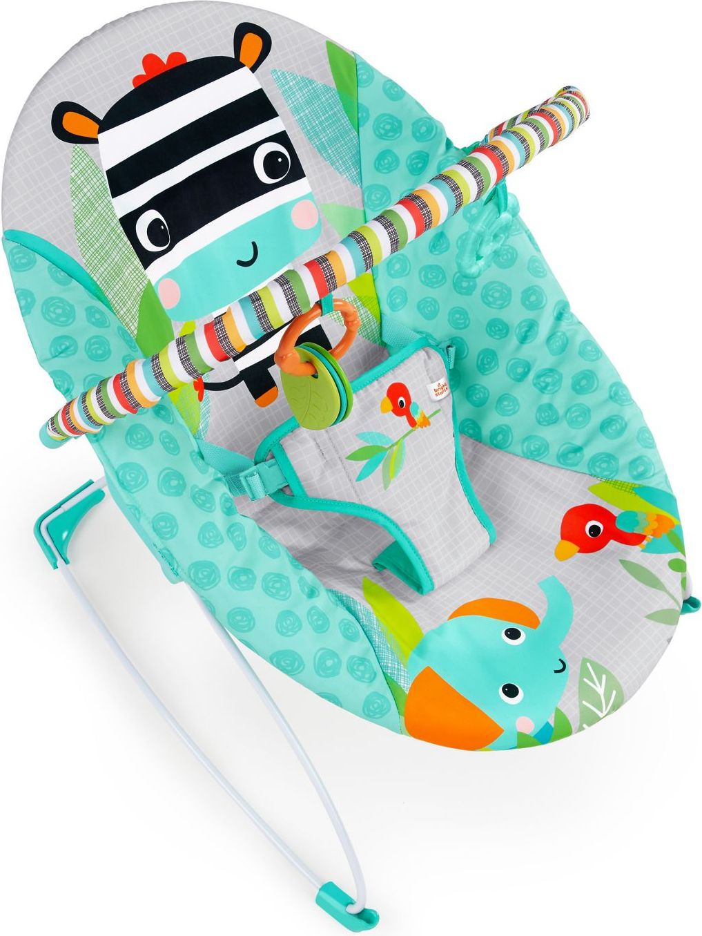 Bright Starts Lehátko vibrující Zig Zag Zebra 0m+, do 9 kg, 2018 - obrázek 3