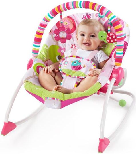 Bright Starts Houpátko vibrující PIP Raspberry Garden 0m +, do 18kg, 2018 - obrázek 6