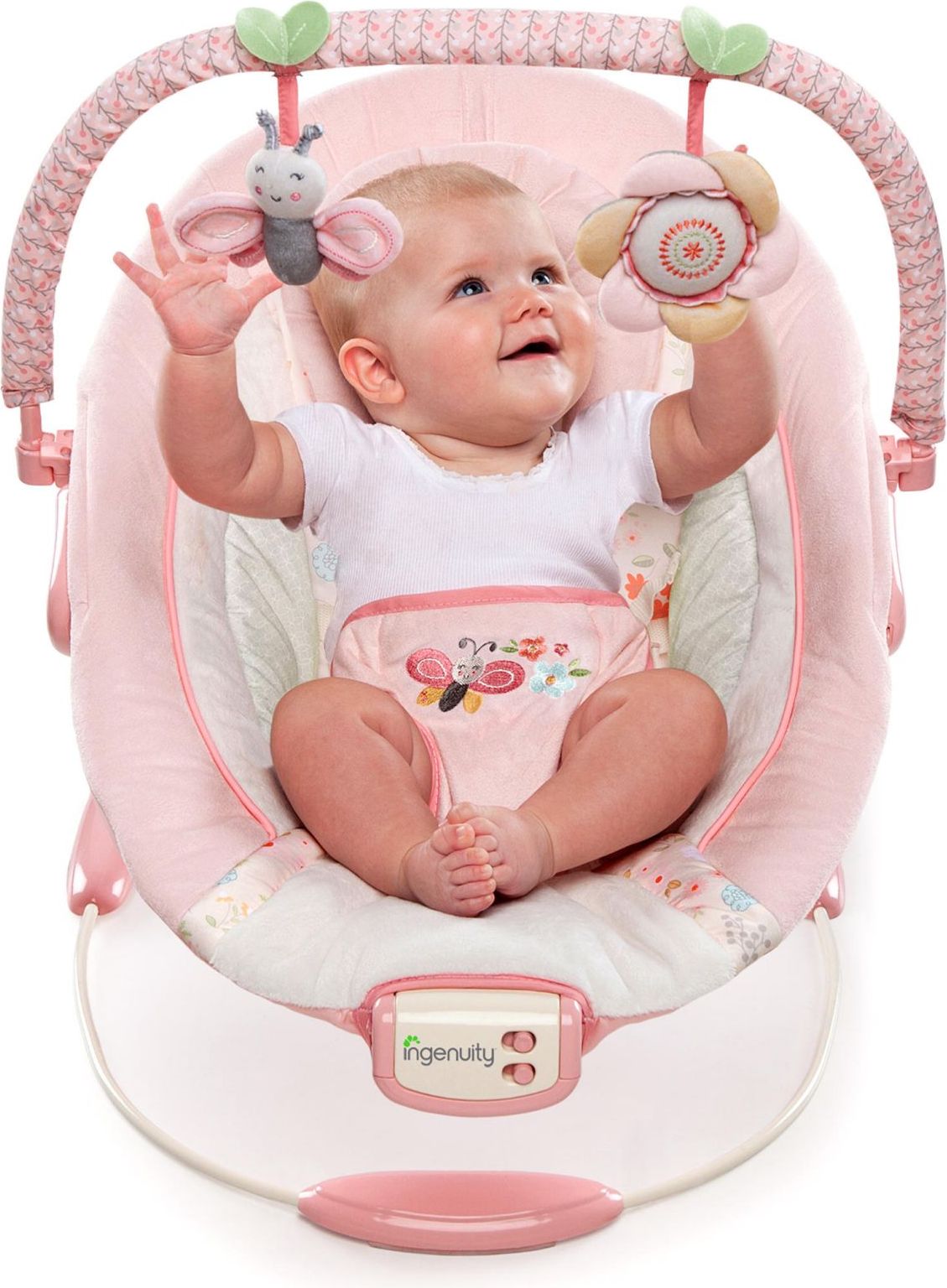 Bright Starts Lehátko vibrující s melodií Felicity Floral 0m +, do 9kg, 2018 - obrázek 2