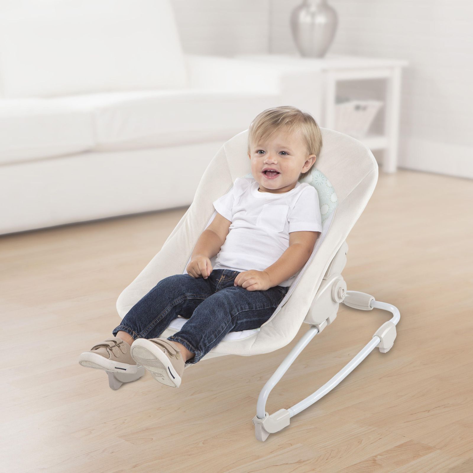 Bright Starts Houpátko vibrující s melodií Cuddles&Quacks 0m+, do 18kg, 2019 - obrázek 6