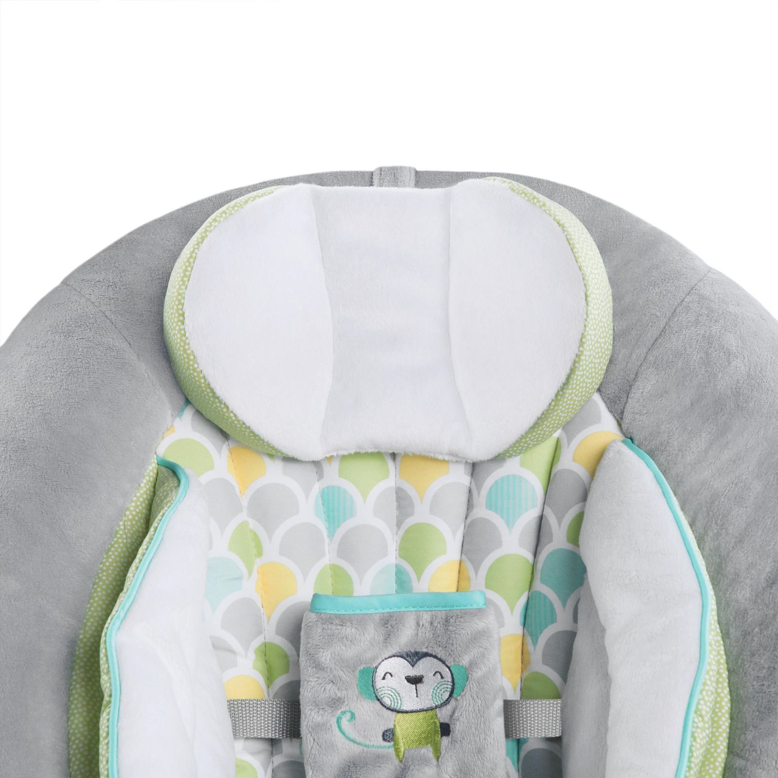 Bright Starts Lehátko vibrující s melodií a s bílým šumem Savvy Safari 0m +, do 9kg, 2018 - obrázek 8