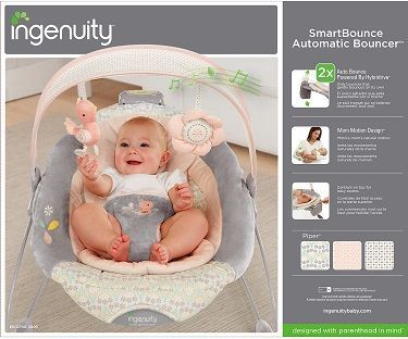 Bright Starts Lehátko smart pohupujíci s melodií Piper 0m +, do 9kg, 2018 - obrázek 11