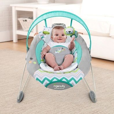 Bright Starts Lehátko smart pohupujíci s melodií Ridgedale 0m +, do 9 kg, 2018 - obrázek 3