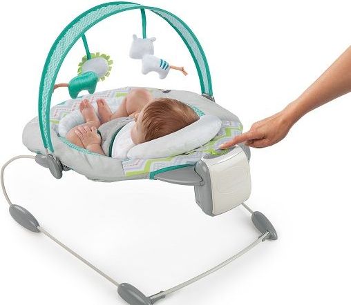 Bright Starts Lehátko smart pohupujíci s melodií Ridgedale 0m +, do 9 kg, 2018 - obrázek 4
