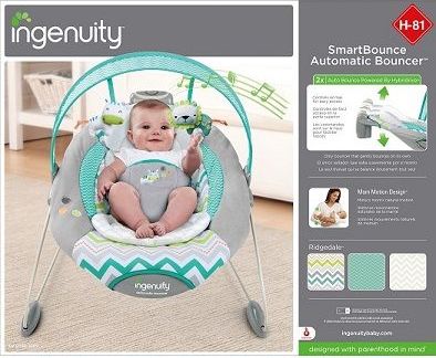 Bright Starts Lehátko smart pohupujíci s melodií Ridgedale 0m +, do 9 kg, 2018 - obrázek 6