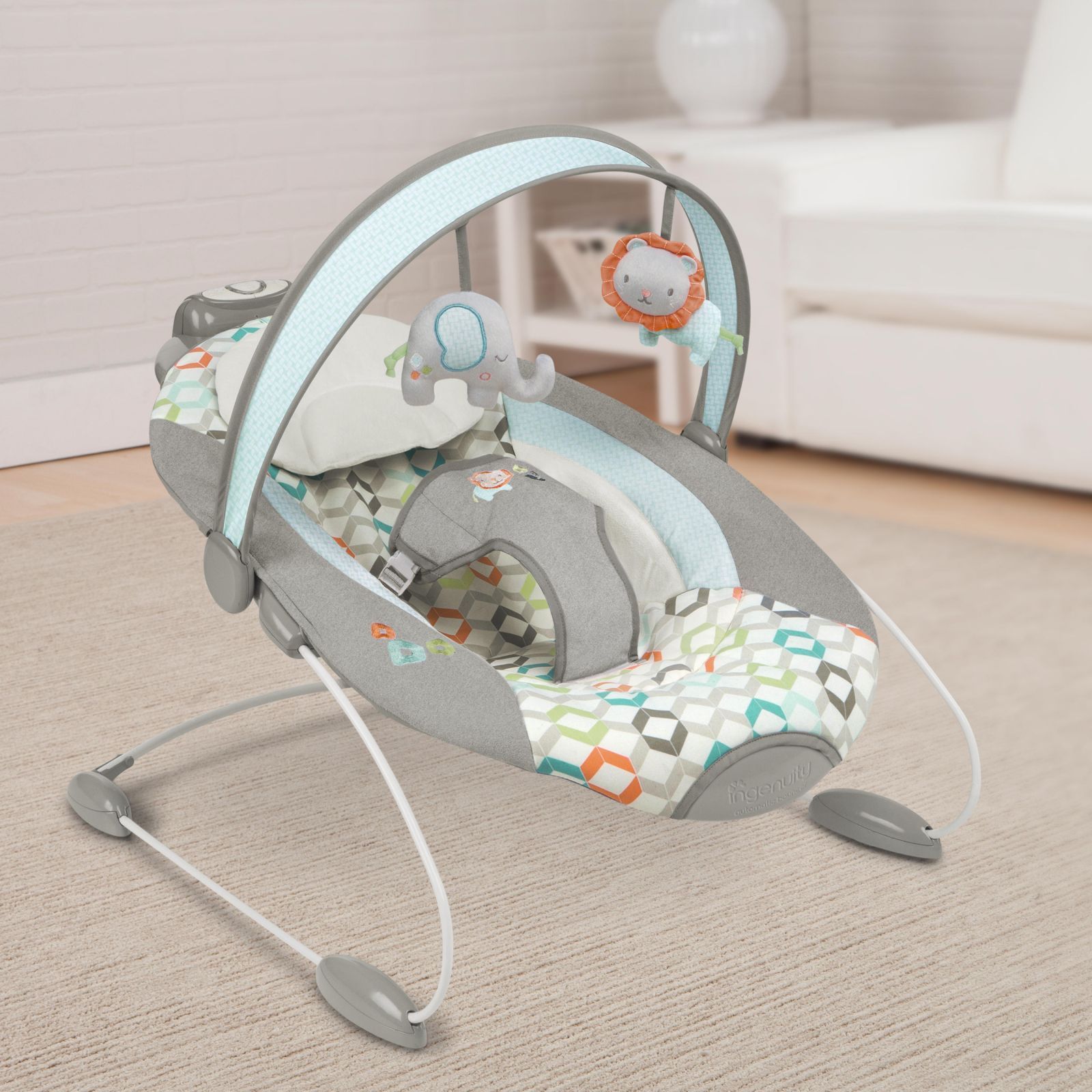Bright Starts Lehátko smart pohupující se s melodií Candler 0m+, do 9 kg, 2018 - obrázek 7