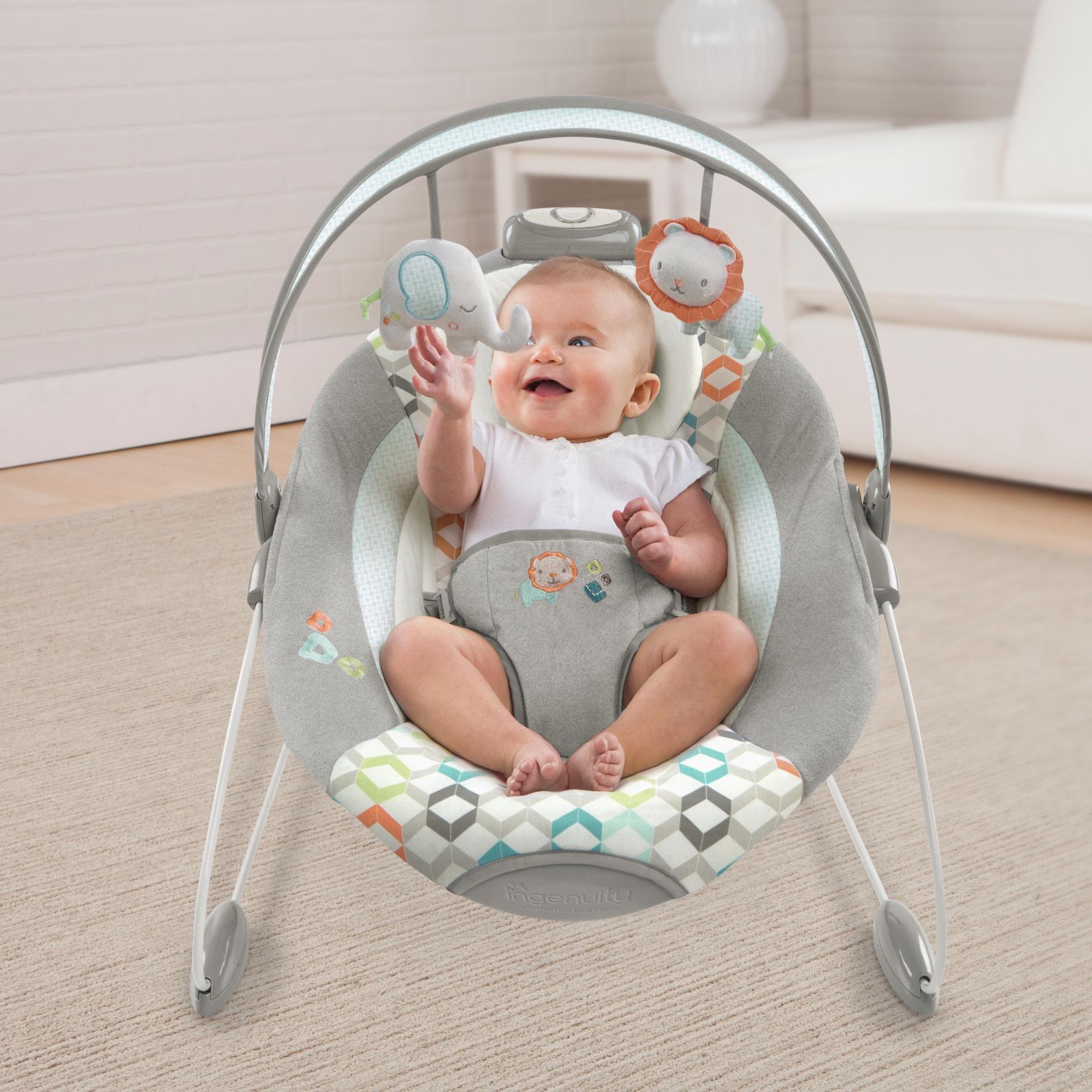Bright Starts Lehátko smart pohupující se s melodií Candler 0m+, do 9 kg, 2018 - obrázek 8