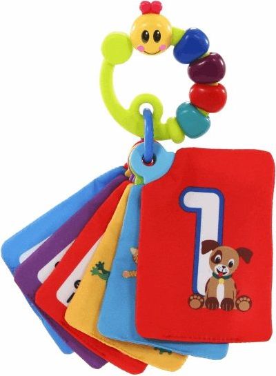 BabyEinstein Karty zábavně-vzdělávací textilní Take Along Discovery Cards™ čísla 0m+ - obrázek 1
