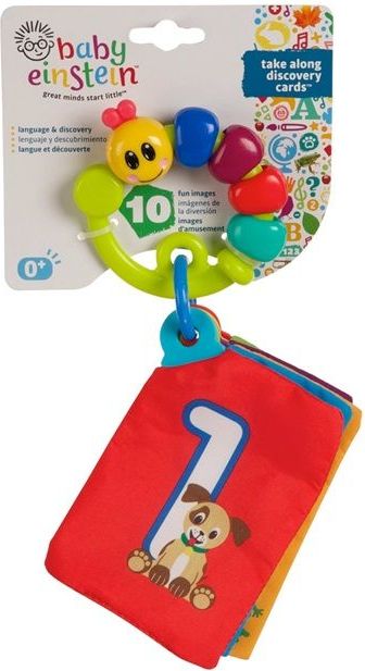 BabyEinstein Karty zábavně-vzdělávací textilní Take Along Discovery Cards™ čísla 0m+ - obrázek 2