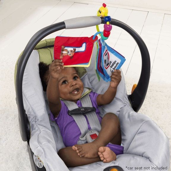 BabyEinstein Karty zábavně-vzdělávací textilní Take Along Discovery Cards™ čísla 0m+ - obrázek 3