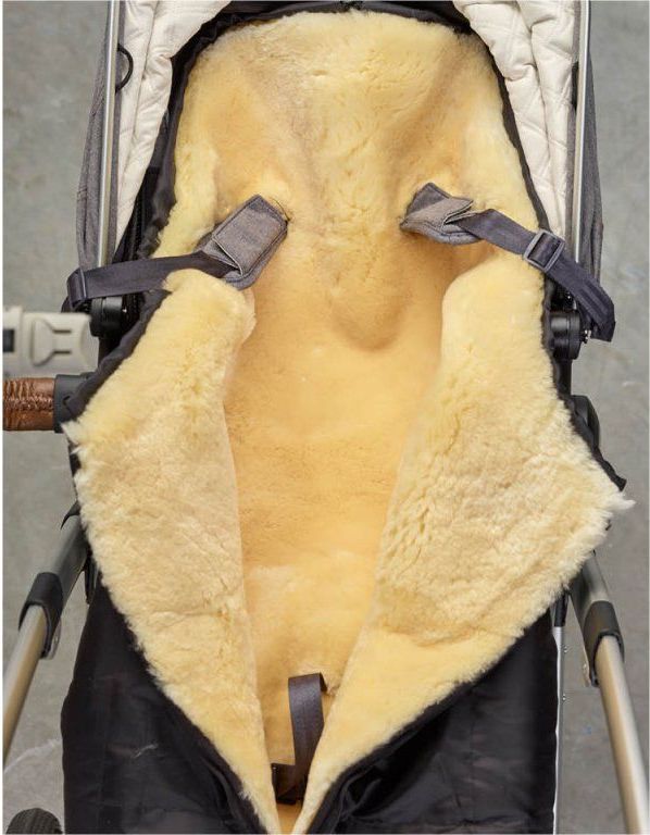 Naturally SheepSkins - Polární fusak do kočárku z MERINO vlny (1 zip) - obrázek 1