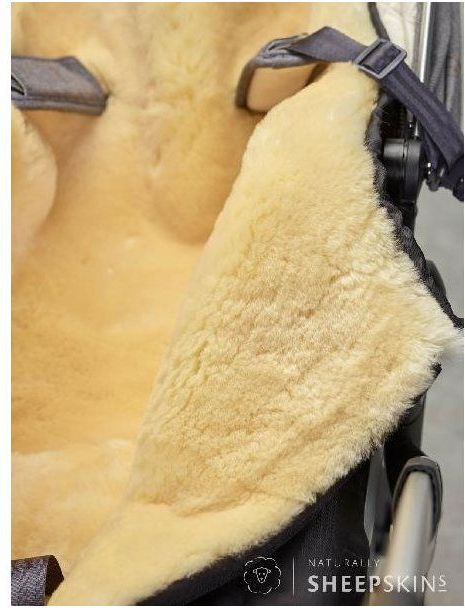 Naturally SheepSkins - Polární fusak do kočárku z MERINO vlny (1 zip) - obrázek 3