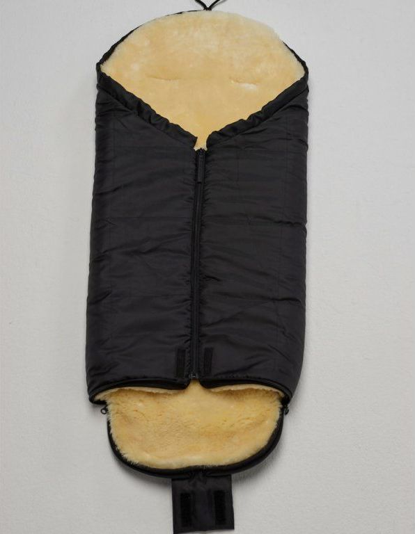 Naturally SheepSkins - Polární fusak do kočárku z MERINO vlny (1 zip) - obrázek 4