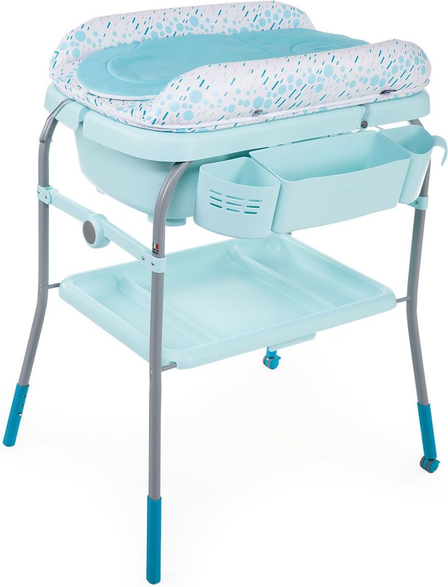 Chicco Stolek přebalovací s vaničkou Cuddle & Bubble - Dusty Green - obrázek 1