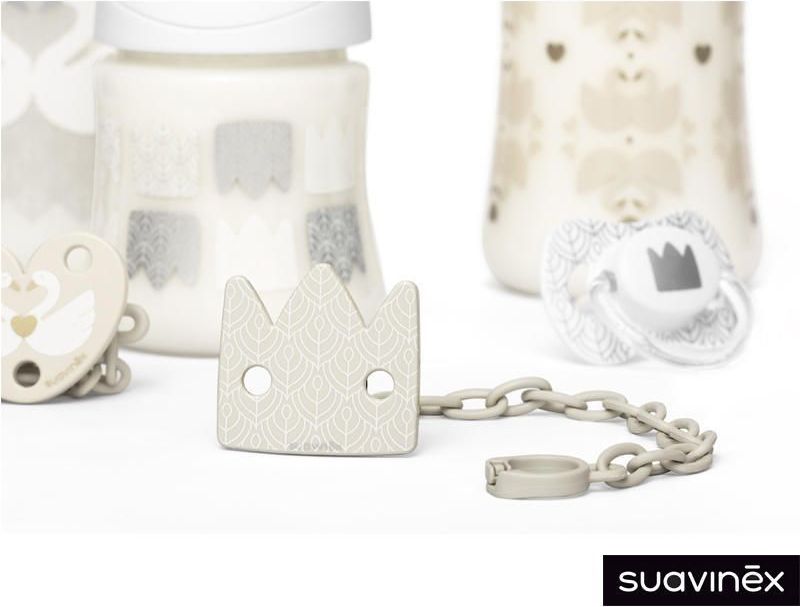 Suavinex LÁHEV 270 KULATÁ SAVIČKA 3P LABUŤ - BÉŽOVÁ - obrázek 2