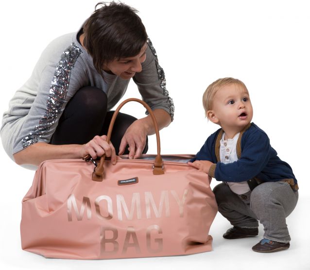 Childhome Přebalovací taška Mommy Bag Pink - obrázek 7