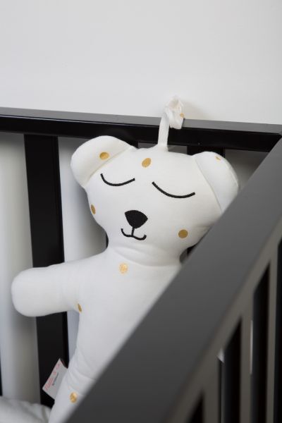 Childhome Medvídek s hudebním boxem Jersey Gold Dots - obrázek 2