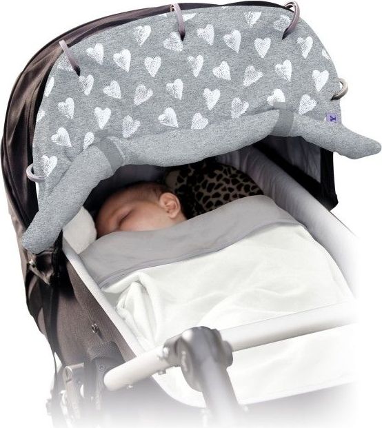 Dooky Design clona Limited HEARTS Grey - obrázek 2