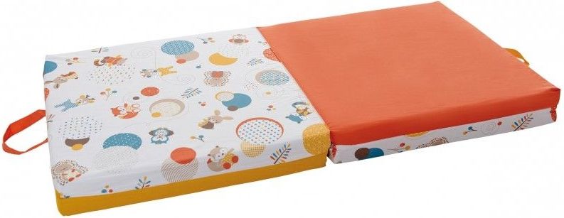 Tineo  Cestovní matrace a podložka 3v1 žluto/oranžová - obrázek 2