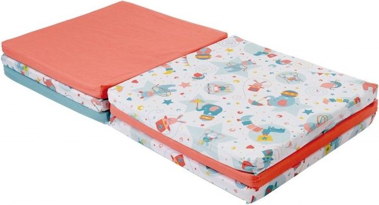 Tineo Cestovní matrace a podložka 5v1 modro červená - obrázek 4