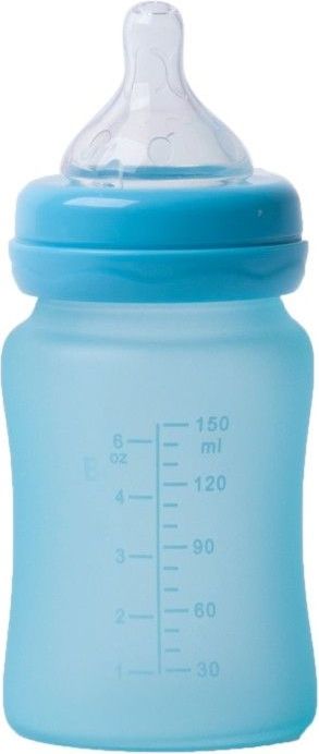 Bo Jungle skleněná láhev s úchyty B-Thermo 150ml Turquoise - obrázek 1