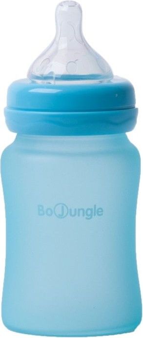 Bo Jungle skleněná láhev s úchyty B-Thermo 150ml Turquoise - obrázek 2