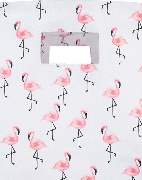 Jollein Koš na hračky XL CANVAS FLAMINGO - obrázek 2