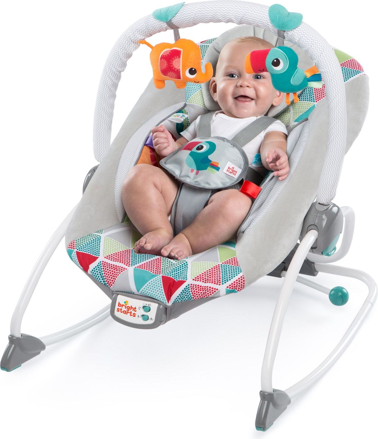 Bright Starts Houpátko vibrující s melodií Toucan Tango 0m+, do 18kg - obrázek 2