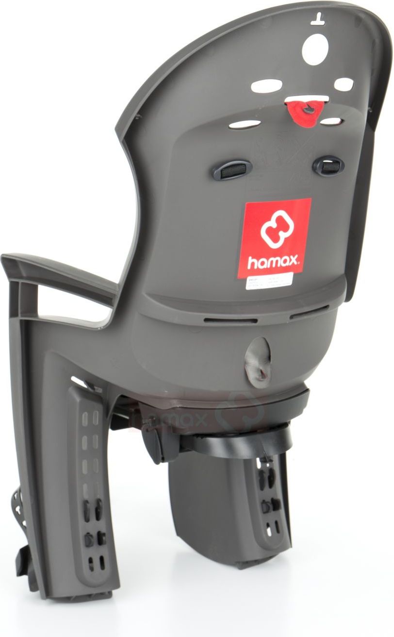 Hamax Cyklosedačka SMILEY - šedá/červená - obrázek 2